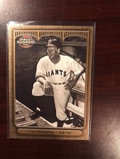 2003 FLEER FALL CLASSICS GOLD PARALLEL #50 LEO DUROCHER GIANTS HOF SP #35/50