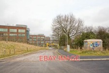PHOTO  ACCESS ROAD TO FREESPACE SKATE PARK EASTLEIGH THIS ROAD RUNS DOWNHILL TO