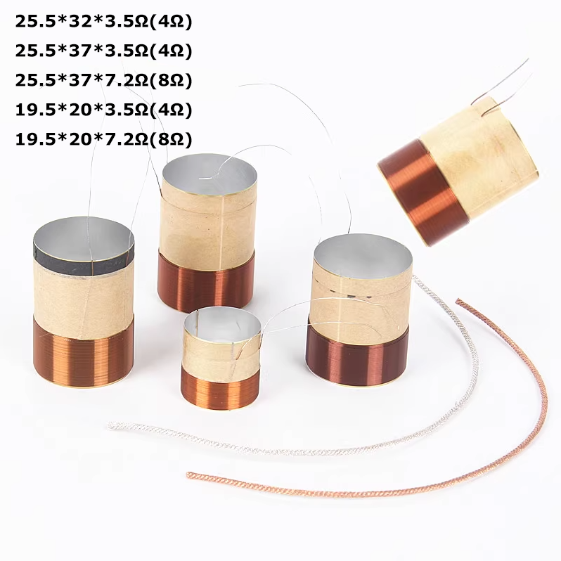 COIL C-161 真空管アンプ用コイル Horn Speaker Voice Coil Braided Copper Lead Mid Bass Repair The