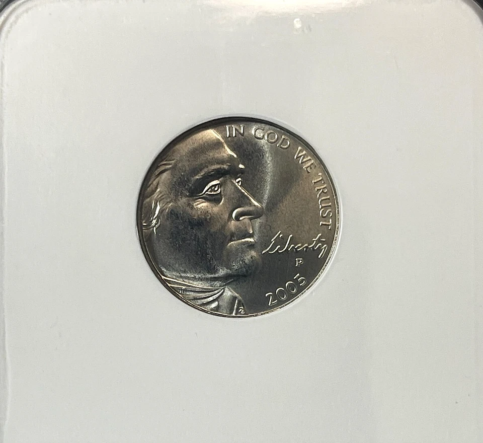 2005 SMS Jefferson Nickel - Ocean View - NGC MS68 - Image 4 of 4