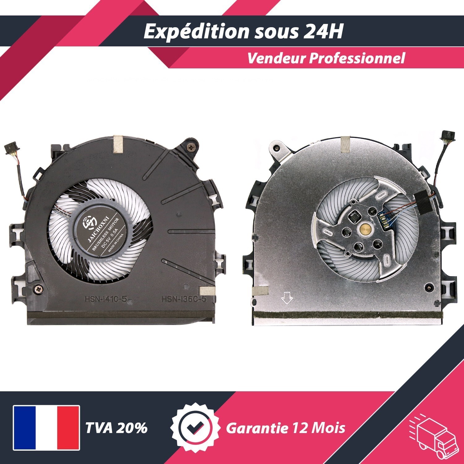 Ventilateur CPU HP EliteBook 850 G7 pièce de rechange interne PC