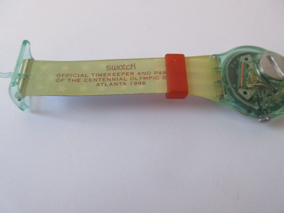 GZ145 Vintage Swatch Watch 1996 Collectors Atlanta Olympics GZ145 Vintage Swatch Watch 1996 Collectors Atlanta Olympics