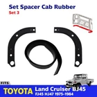 For Toyota FJ45 Land Cruiser Pickup 76-80 Spacer Cab Rubber Seal Molding Set3 US