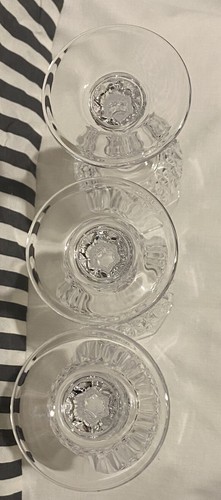CRISTAL D'ARQUES Longchamp Lead Crystal Wine Glasses Goblets QTY 3, 7-1/2 oz - Picture 6 of 6