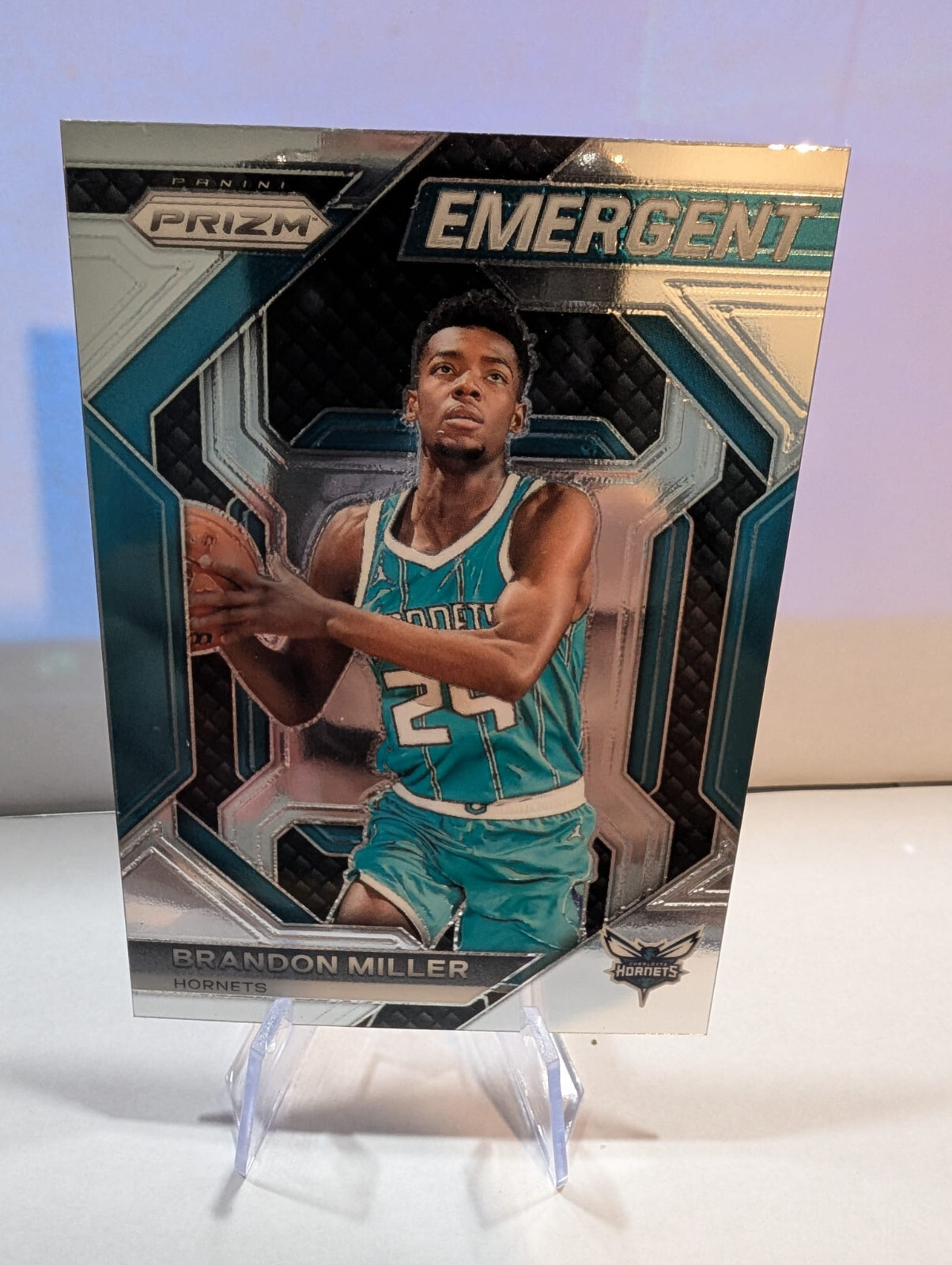 2023-24 Panini Prizm Brandon Miller Emergent RC #17 Hornets