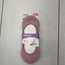 Peds 4 Pack Low Cut Lightweight No-Show Socks Women's Size Medium 5-10 NEW