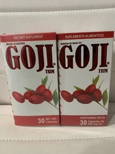 Goji Trim Natural Weight Loss 2 Pack 60 Capsules Semillas De Baya De Goji