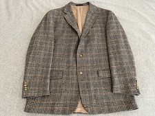 Lands End Lambswool Blazer Sport Coat Jacket Mens 46R