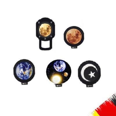 5X Earth Moon Star Projector Led Night Light USB Rechargeable 360? Rotating LED 
