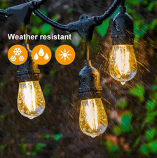 Black/White Dimmable Connectable LED Festoon String Lights Christmas Patio Xmas — image 7