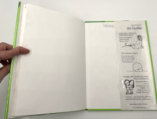 The Giving Tree by Shel Silverstein 1992 Ex-Library HC DJ 1st ed - Picture 12 of 18