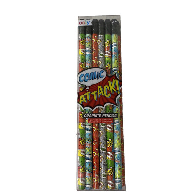 Comic Attack Ooly 12 Graphite # 2 Pencil Set Sketching Writing School