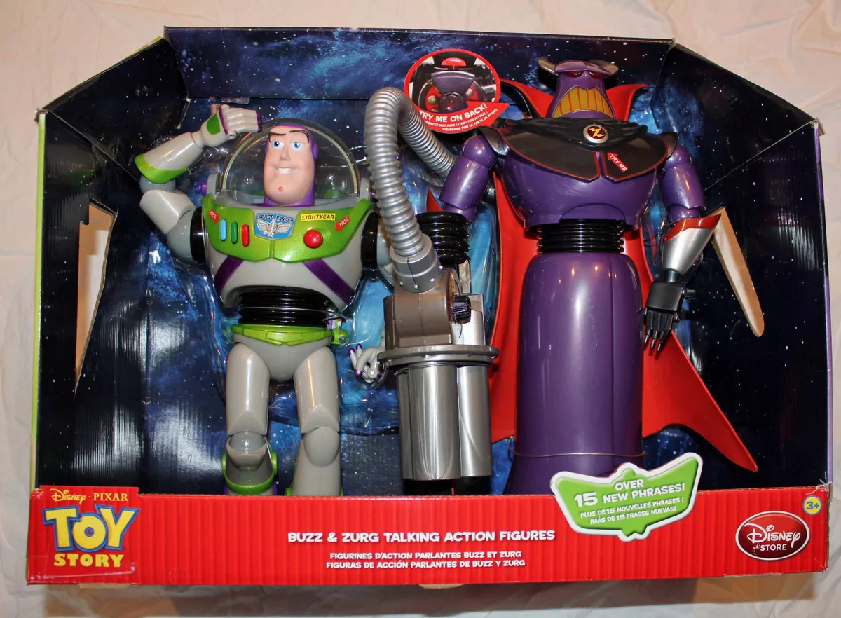 Toy Story Rare COMBO SET with 14 Zurg & 12 Buzz Talking Action Figure's!