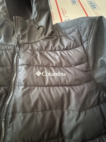 Columbia Powder Lite Hybrid Hooded Jacket Michelob Ultra Logo image 4