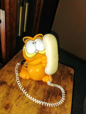 1970s Vintage Garfield Touch Tone Landline Telephone