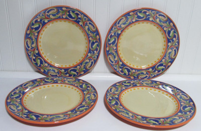 Pfaltzgraff  Villa Della Luna    11'' Dinner Plates  Set of 4
