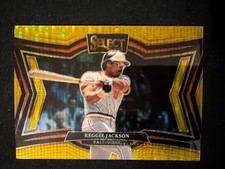 2025 Panini Select - Premier Level Reggie Jackson #145 Gold Prizm /10