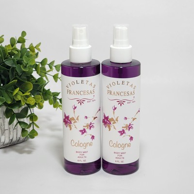 Violetas Francesas Cologne Spray Adults Violets Scent Violet Fragrance 2PK 8 oz
