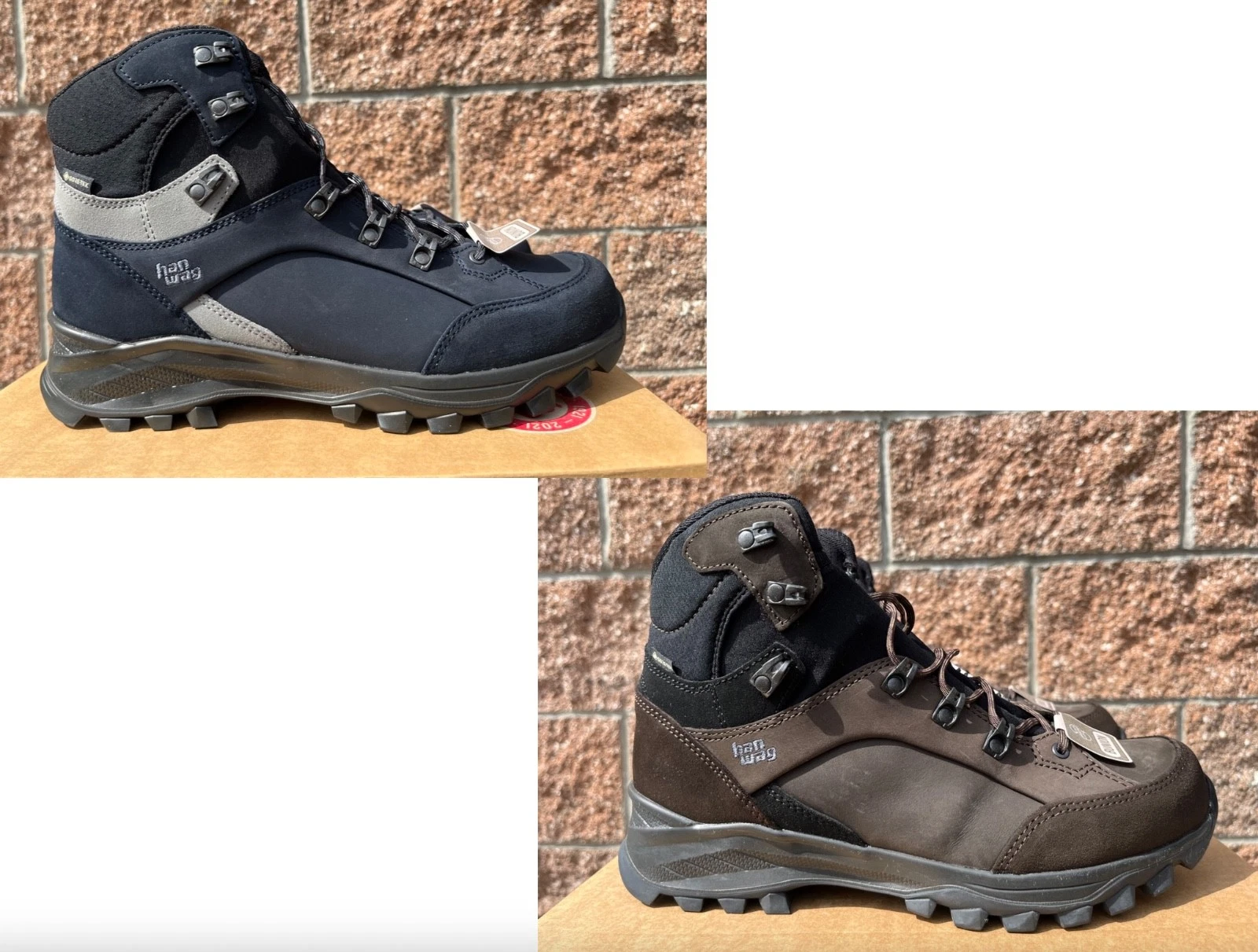 Hanwag Alta Bunion II GTX $300 Gore-Tex Waterproof Hiking Boots Hunting 2 Colors