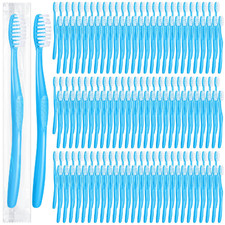 Tessco 1000 Pcs Disposable Toothbrushes Individually Wrapped Soft Bulk