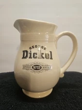 Vtg. George Dickel Superior Brand No.12 Ceramic Pitcher Pre-owned (JK)