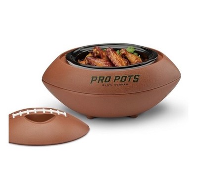 Pro Pots 1 1/2 Quart Football Slow Cooker  Game Day Crock Pot Brand New