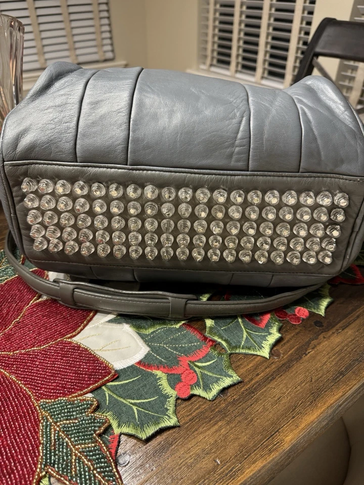 Alexander Wang Rocco Leather Shoulder Bag Duffle - Image 4 of 4