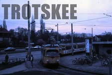 35mm Slide WEST GERMANY Karlsruhe Tram Strassenbahn 171 1986 Original