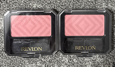 (2) Revlon In the Pink Cheek Color Blush~Rosy Pink~  Discontinued