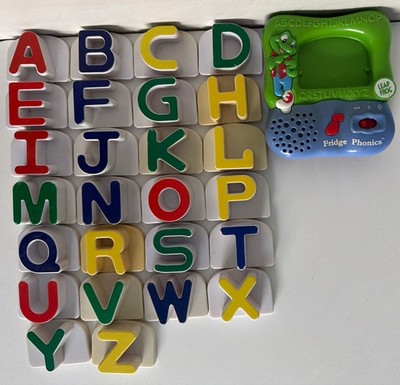 2002 Leap Frog Fridge Phonics Magnetic 26 Upper Case Letters