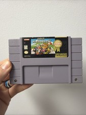 Super Mario Kart Player’s Choice SNES Cartridge Tested & Works