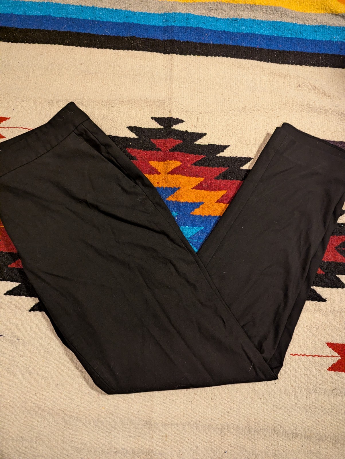 1.STATE Black Pants Solid Pattern Regular Size 6 … - image 1