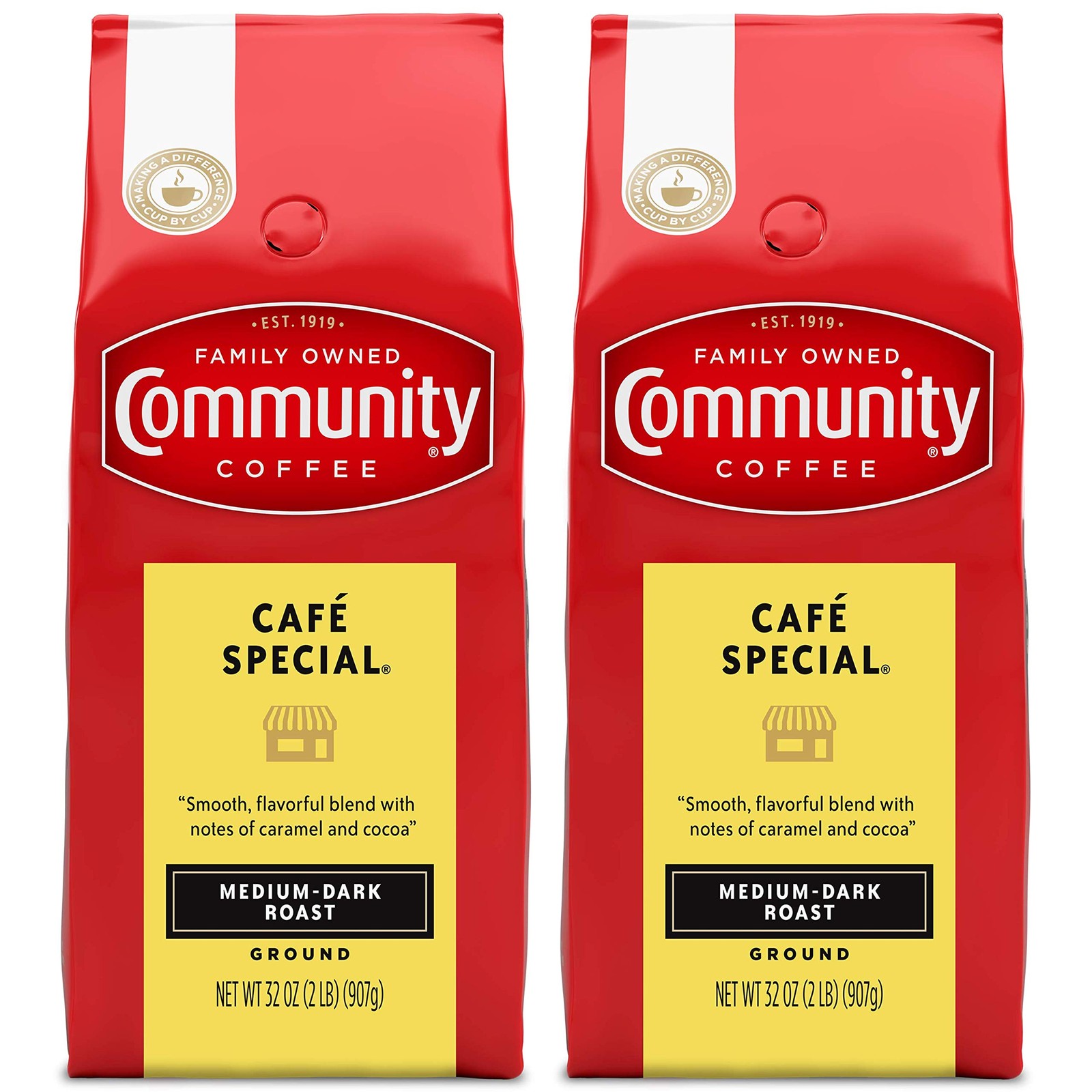 Community Coffee Cafe Special Ground Coffee, Medium Dark 32 