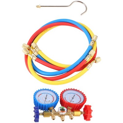 Verteiler-Messgerät-Set, 3-Wege-AC-Diagnose-Verteiler-Messgerät-Set für Käl7990