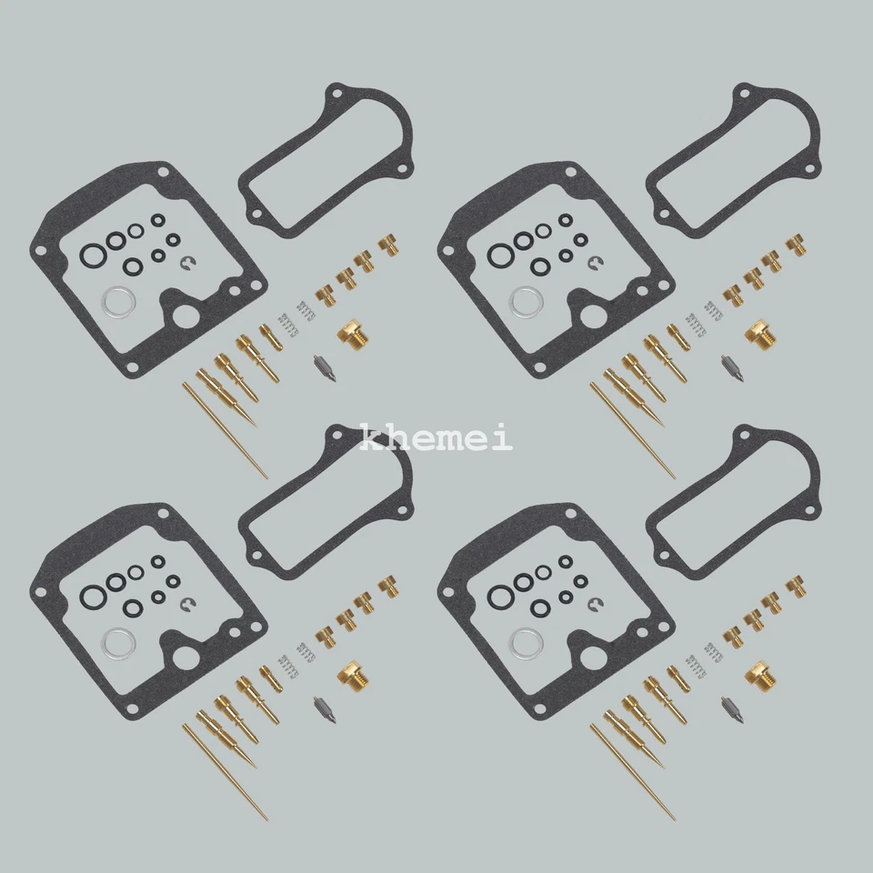 4 Sets FOR Kawasaki KZ650 B/C/D 1977-1978 Carb Carburetor Repair Rebuild Kit - Image 2 of 4