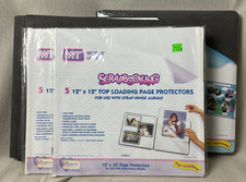 1999 Vtg Memories Forever Scrapbooking 2 Postbound Albums 12x12 w page protector