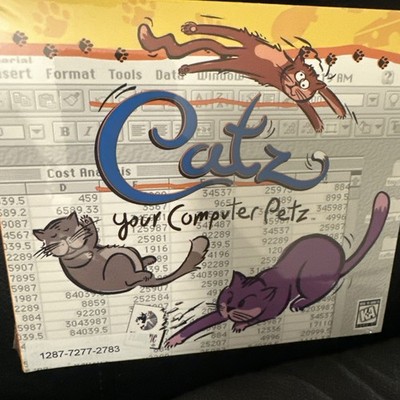 1997 PF Magic Catz Virtual Petz for PC and Mac computers CD-ROM