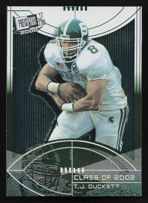 2002 Press Pass JE #CL2 T.J. Duckett Class of 2002