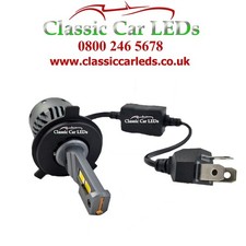 H4 LED MOTORCYCLE Compact headlight High Performance Hi/Lo Beam Conversion 12V