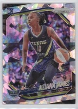 2025 Panini Prizm WNBA Ice Prizm Aziaha James #83 0d6r