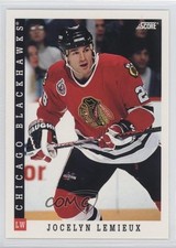 1993-94 Score Canadian Jocelyn Lemieux #420 i3a