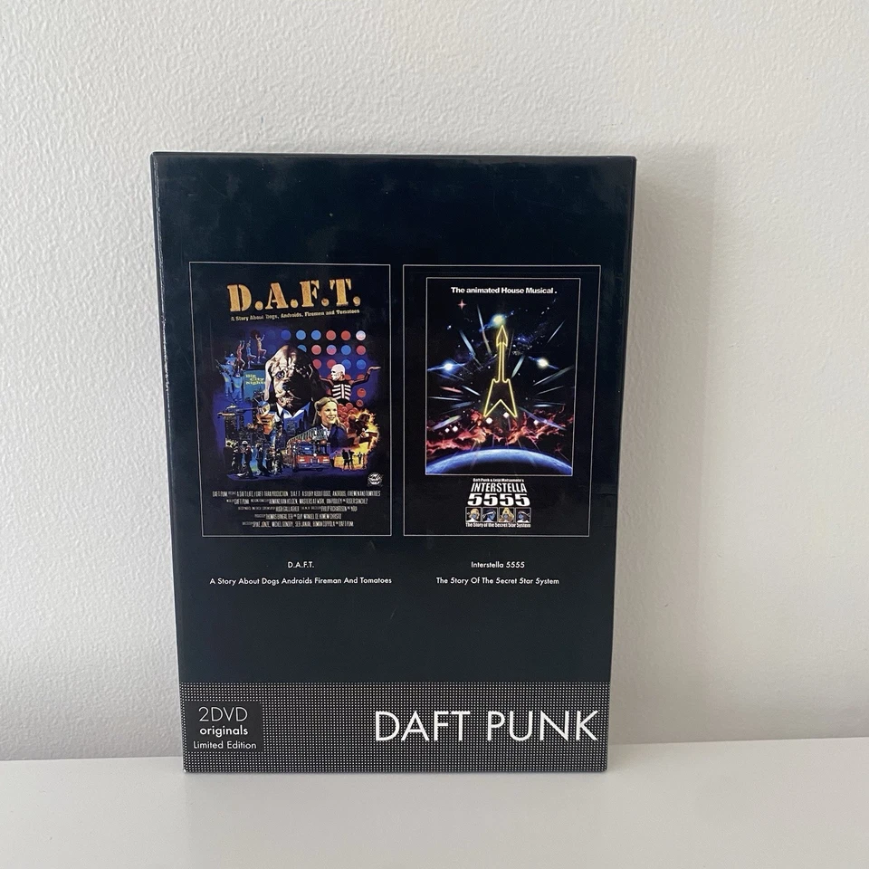 Daft Punk Interstella 5555 & D.A.F.T DVD Box Set Leiji Matsumoto Limited Rare - Image 2 of 4