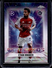2024-25 Topps Chrome UEFA Ethan Nwaneri Wonderkids RC Rookie #WK-8 Arsenal