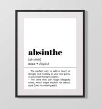 Absinthe - Green Fairy   Framed Print