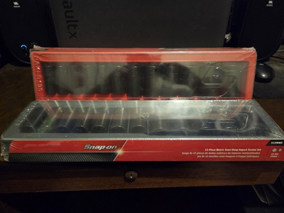 #ad #ad Snap on 24pc 1 2quot; Drive Metric amp; SAE 6 point SemiDeep Impact Socket Set NEW🌟 $549.99