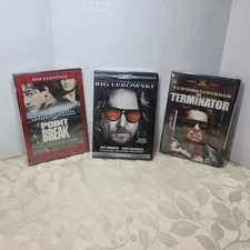Big Lebowski Point Break Terminator DVD 1980's-1990's Movie Bundle Sealed 