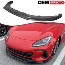 Fits 22-25 Subaru BRZ Coupe 2Dr CSIK Style PU Front Bumper Lip Splitter Spoiler