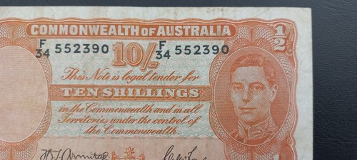 Australia 10 Shillings, 1942, Armitage & McFarlane, (P-25b) - 第 11/13 張圖片