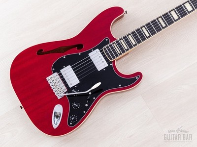 2013 Fender Stratocaster ST/HO/2H Mahogany Semi-Hollow HH w/ Case