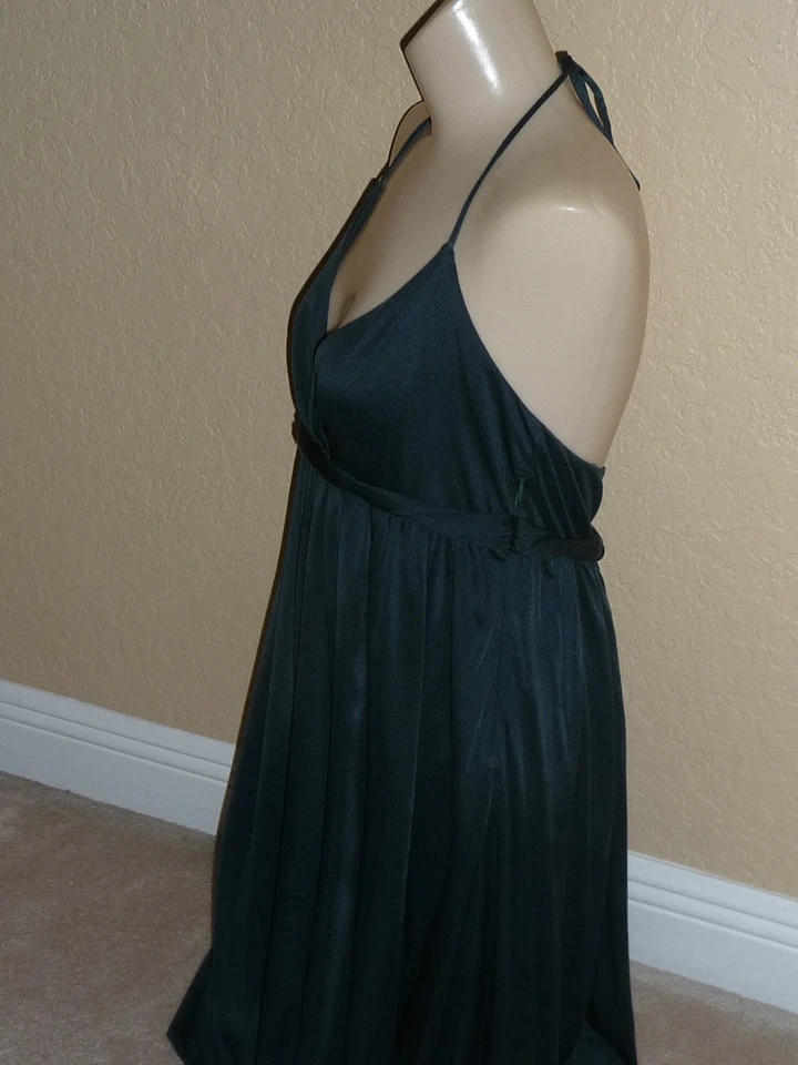 NUEVO CON ETIQUETAS VESTIDO ELLA MOSS correa de espagueti halter azul sexy grande venta al por menor $298 DEBE VENDERSE Foto 2 de 4